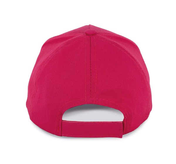 Kids' Cotton Cap - 5 Panels - Fuchsia