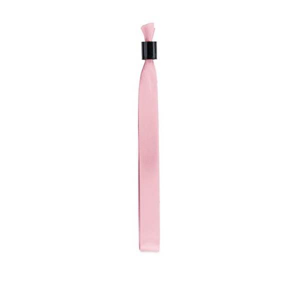SECCUR. Bracelet en satin inviolable - Rose Clair