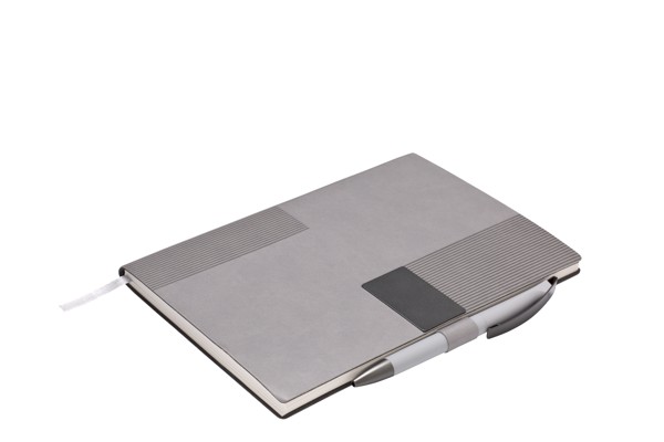 Equilibro Set Zápisník A5 S Propiskou - Grey