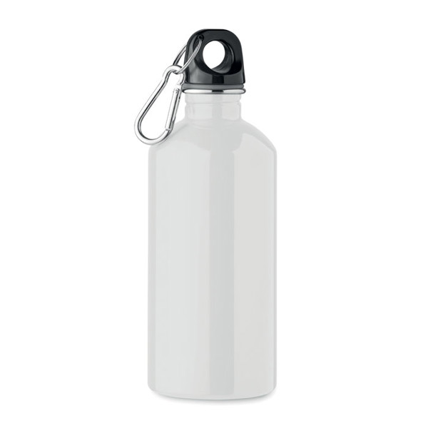 Trinkflasche recycelter 500ml Remid Moss - Weiß