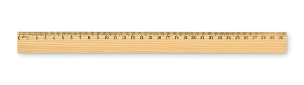 Wooden ruler 30cm Ruler30