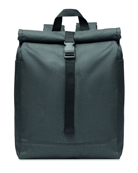 Udine backpack RPET 600D,roll top closure