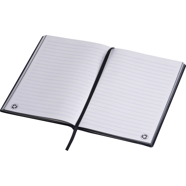 A5 notebook made of soft PU JONAS - Black