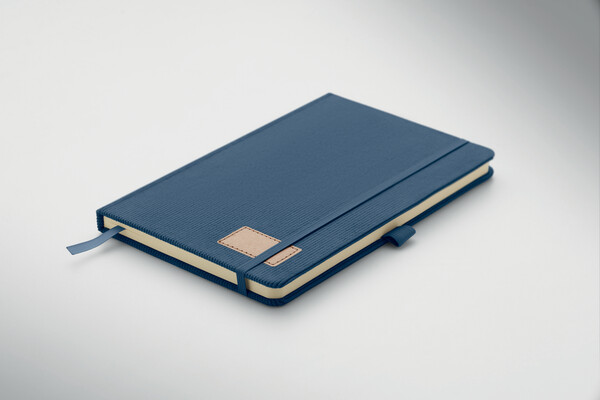 Carnet A5 rigide en RPET Cordi Note - Bleu