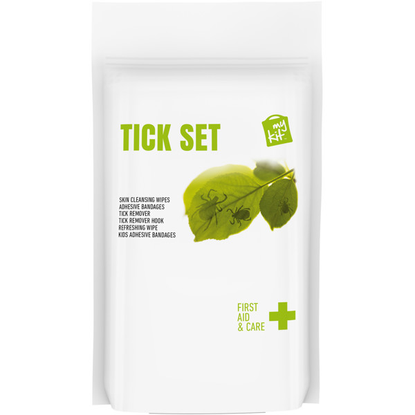 MyKit Zecken Set in Papierhülle - weiss