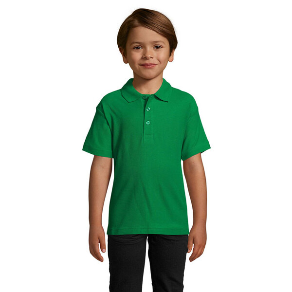 SUMMER II KIDS Polo 170g - VerdeL