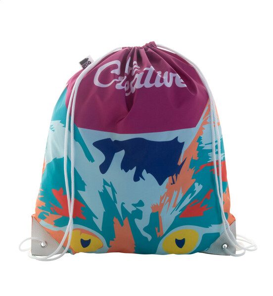 Sac piscine personnalisé CreaDraw Plus RPET - Blanc