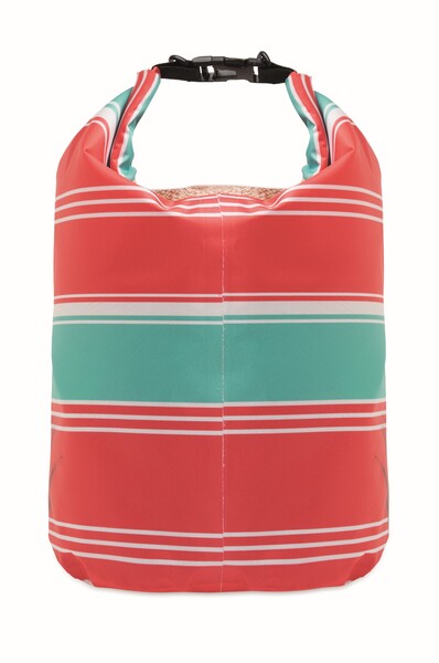 10L recycled polyester (rPET) dry bag with your 360° design - Full colour
