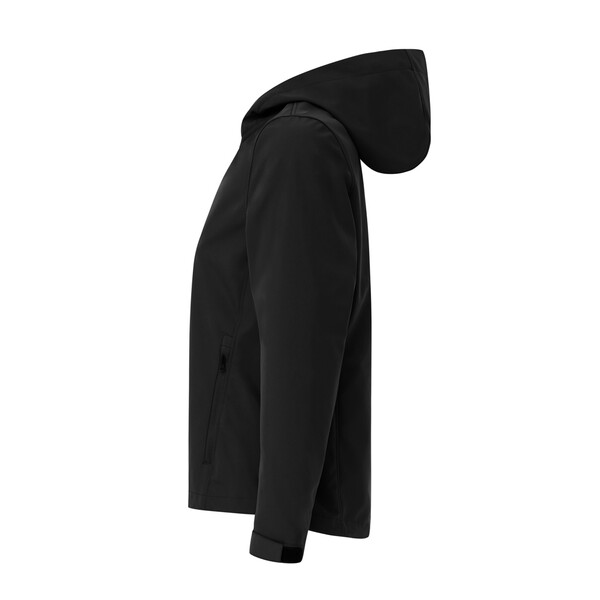Iqoniq Makalu Damen Softshelljacke aus recyceltem Polyester - Schwarz / XXS