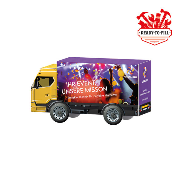 3D present truck, filling provided by the customer