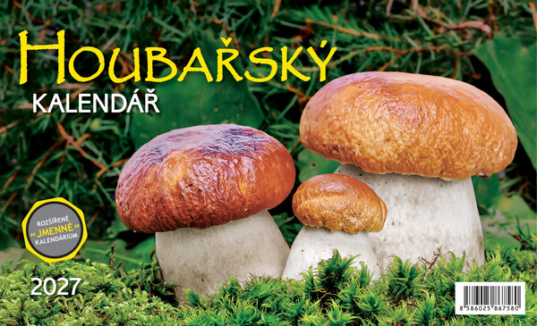 Kalendář motiv Houbařský kalendář 2027 - Farba