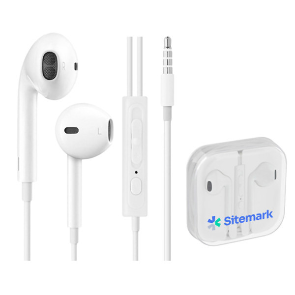 KEBURU - KIT PIETON SMARTPHONE STEREO INTRA MICRO+ TELECOM BLANC