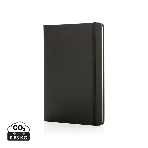 Standard hardcover PU notebook A5 - Black