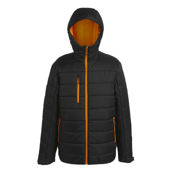 Navigate Thermal Jacket - Black / Orange Pop / 3XL