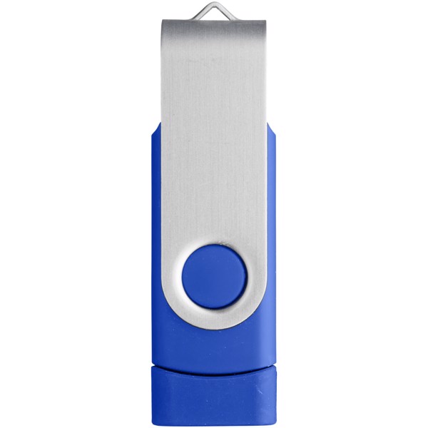 Clé USB rotative On The Go (OTG) - Bleu / 8GB