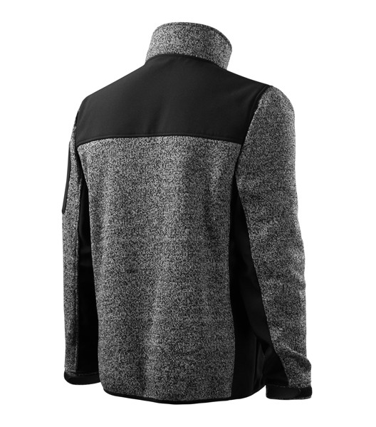 Softshellová Bunda Pánská Rimeck® Casual - Knit Gray / M
