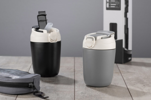 Travel mug DOPPIO 360 ml - grey