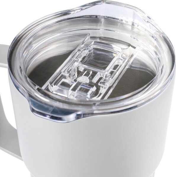 Drinkbeker Calo | Gerecycled rvs | 450 ml - wit