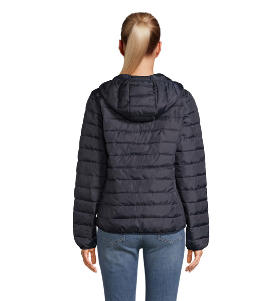 Blusão leve- Stream Hooded- Women - Azul escuro / Azul-marinho