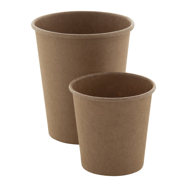 Papierový téglik Papcap M, 240 ml - Beige