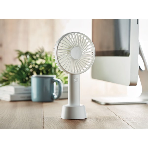 Dini USB desk fan, 3 speeds, 2000 mAh