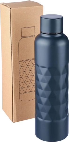 Gourde simple paroi de 800 ml en acier inoxydable recyclé Talin - White