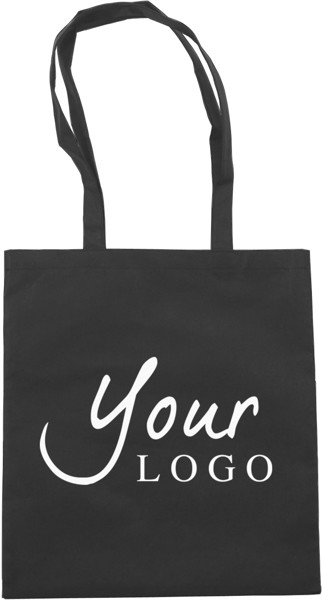 Nonwoven (80 gr/m²) shopping bag - White