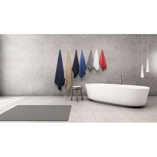 Brisača frotir 100x50cm, organski bombaž 360g/m² - Bela
