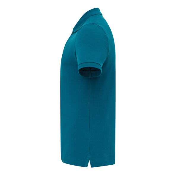 Polo tričko IQONIQ Yosemite z recykl. bavlny - Dark Teal / XS