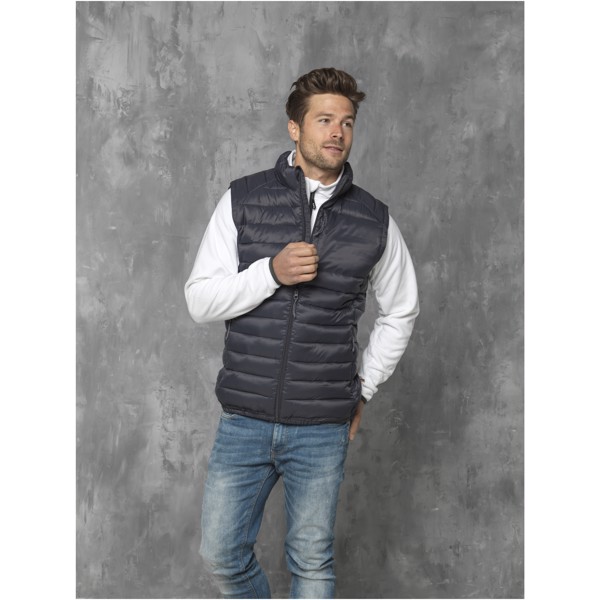 Pallas wattierter Bodywarmer für Herren - schwarz / L