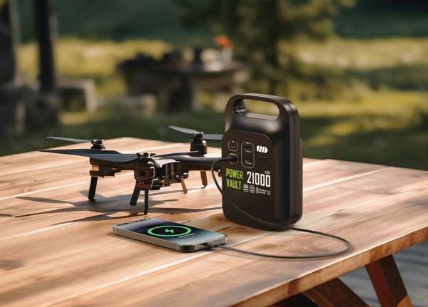 Power Vault 21.000mAh tragbare Powerstation aus RCS rPlastik