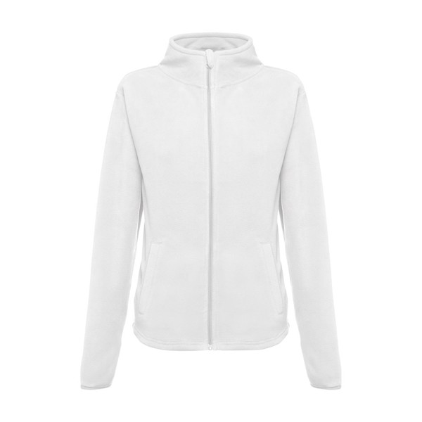 THC HELSINKI WOMEN WH. Veste polaire femme, avec fermeture zippée - Blanc / XL