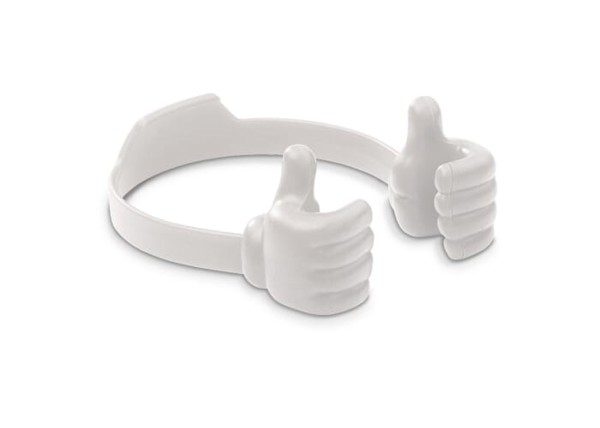 Smartphone holder hands - White