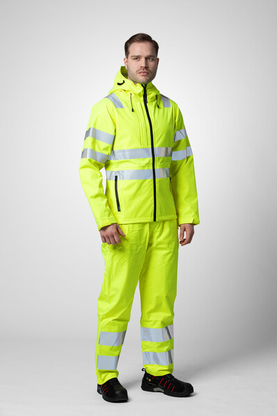 6450 Rainjacket Yellow/black M
