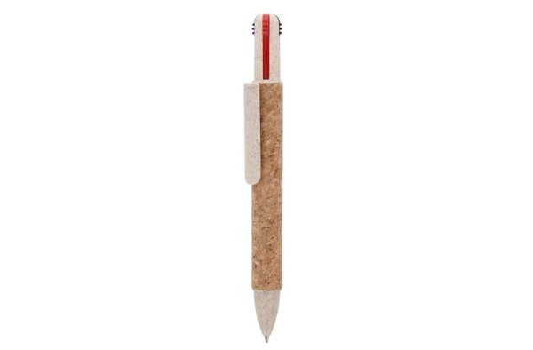 Ball pen 4-color Cork