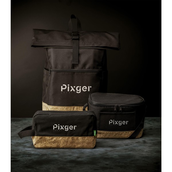 CosCork Eco toiletry bag - Black