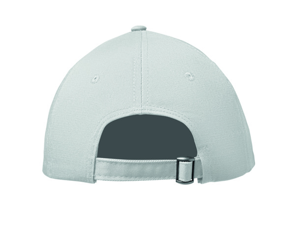 6 panel cotton baseball cap Bahamas - White