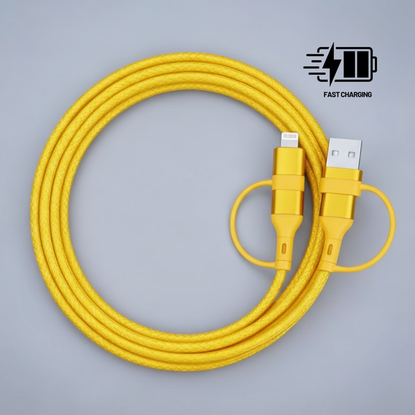 Opti Color Charging & Data Cable - Yellow