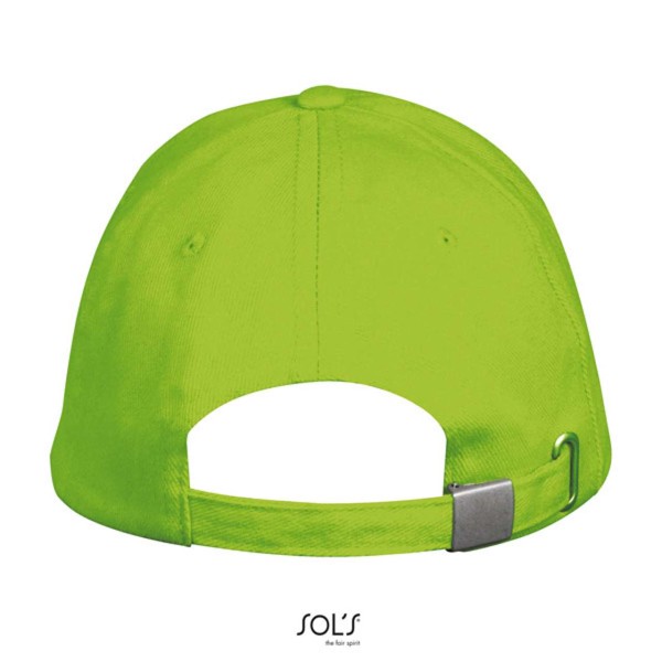 Sol's Long Beach - 5 Panel Cap - Lime