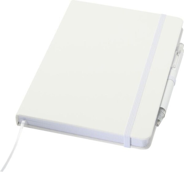 Caderno A5 Reciclado com Esferográfica - Branco