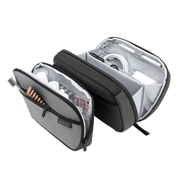 Set de pochettes XD Design First Class - Noir / Gris