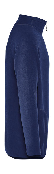 Signature Tagless Microfleece Full Zip Men - Dark Black / 5XL