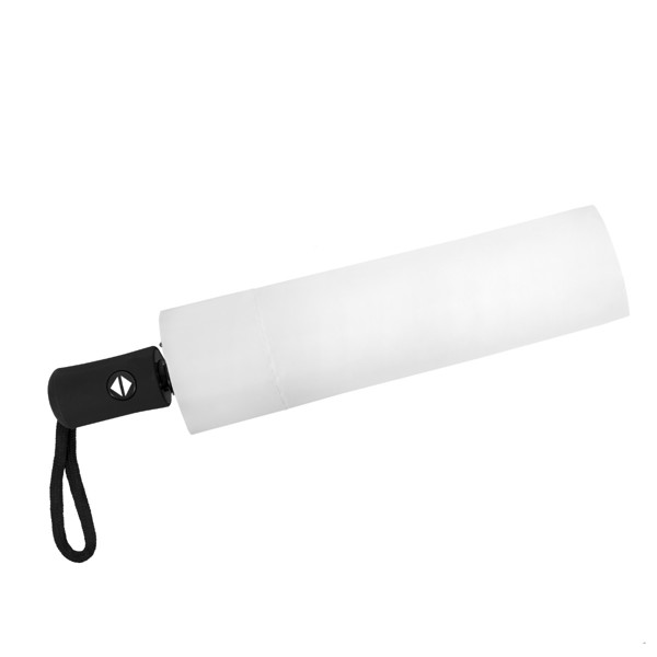 FALCONETTI - Parapluie pliant - Ouverture et fermeture automatique - Impermable au vent -  100 cm - Blanc