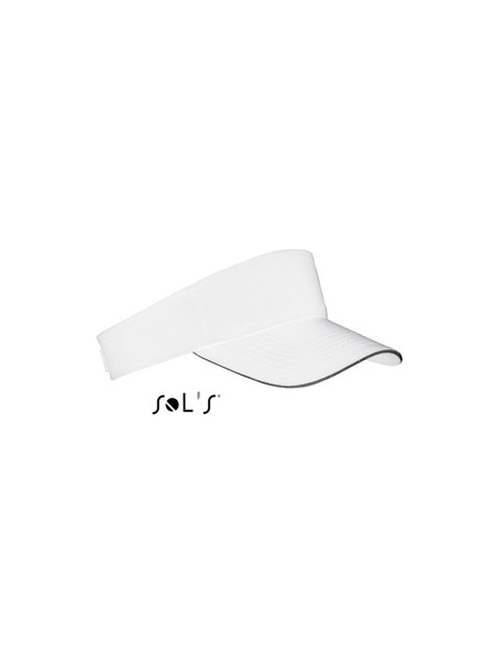 Sol's Ace - Unisex Visor - White / Black