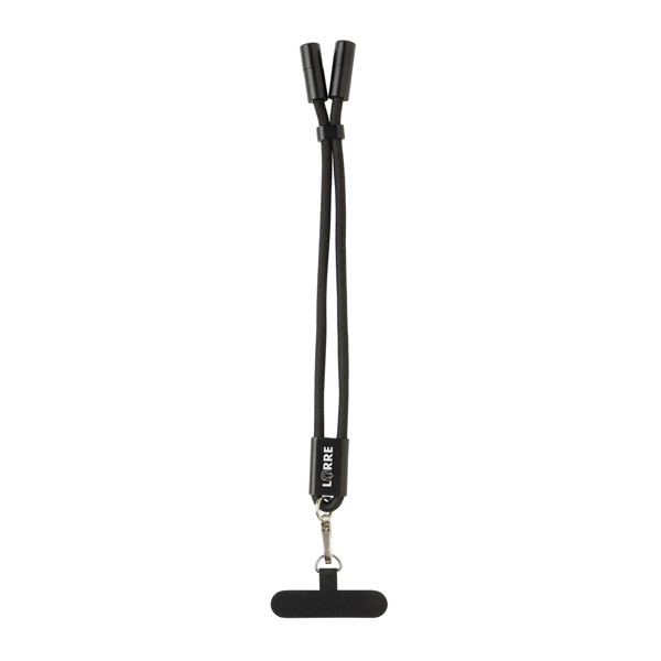 LoopAmp RCS RPET adjustable phone wrist strap 60W cable