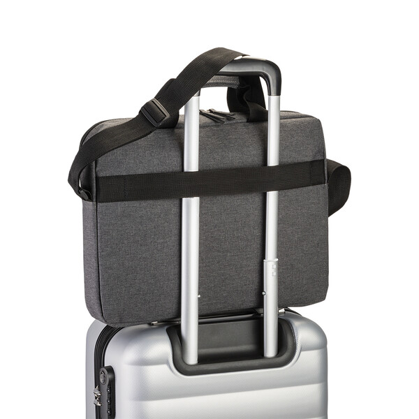Computertasche Aus 600D-Polyester Mit Verstellbarem Schultergurt - Grau