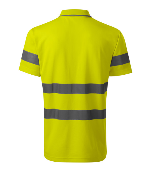 Polokošile Unisex Rimeck® Hv Runway - Fluorescenční Žlutá / 2XL