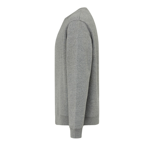 Mikina IQONIQ Torla z recyklované bavlny - Light Heather Anthracite / XS