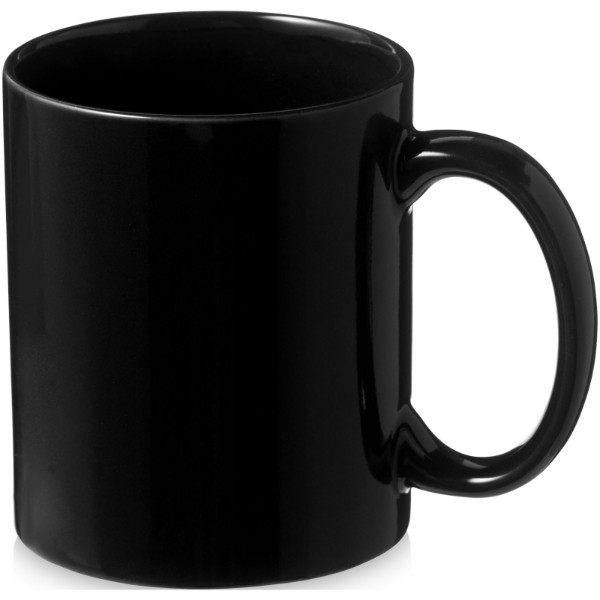 Santos 330 ml ceramic mug - Solid Black