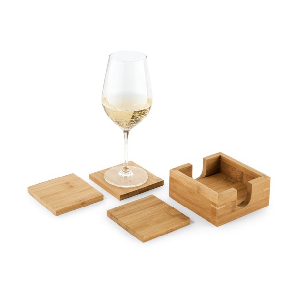 Bases para copos em bambu - GAUTHIER
